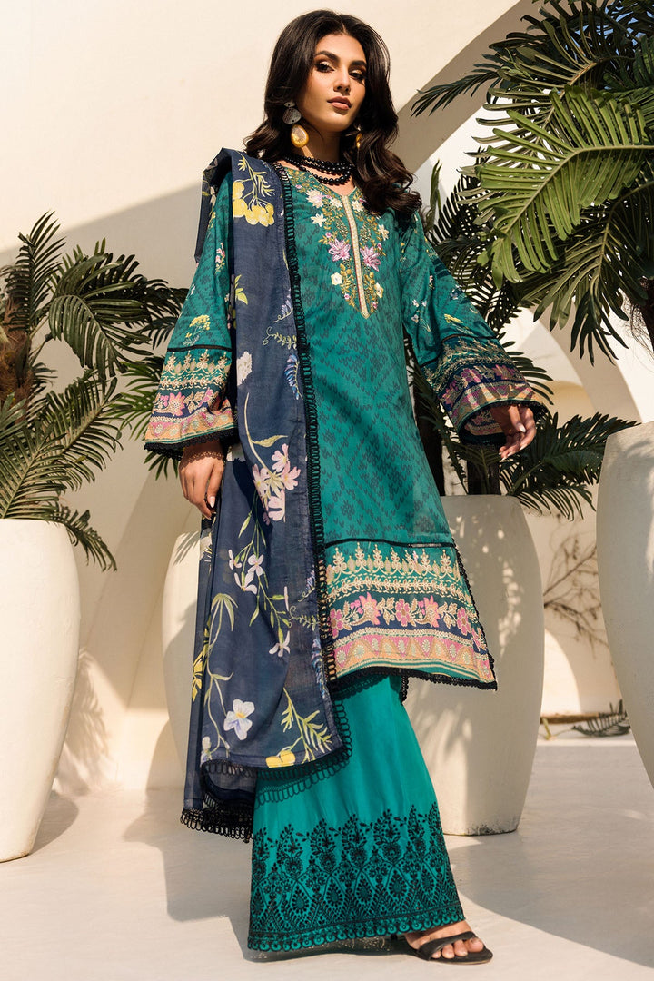 Motifz | Umang Luxury Lawn | A-06 - Hoorain Designer Wear - Pakistani Ladies Branded Stitched Clothes in United Kingdom, United states, CA and Australia
