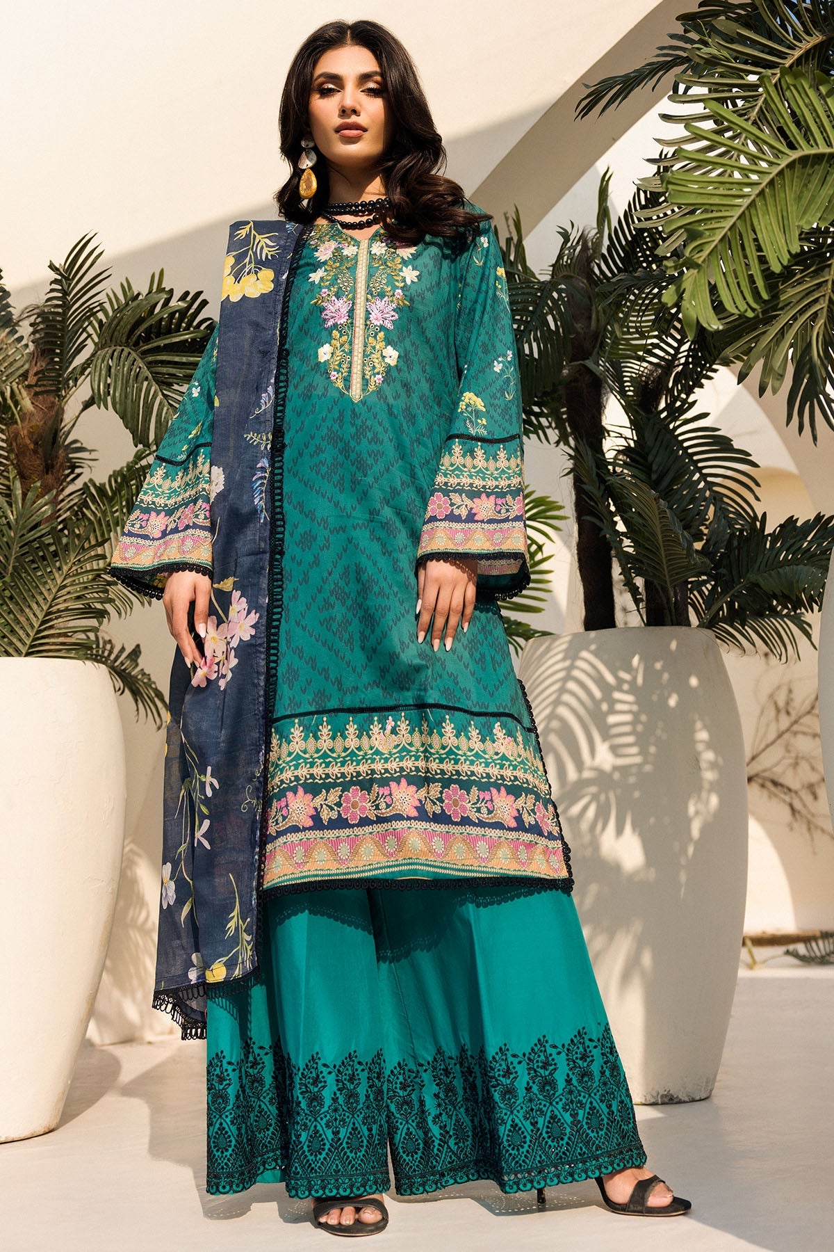 Motifz | Umang Luxury Lawn | A-06 - Pakistani Clothes for women, in United Kingdom and United States