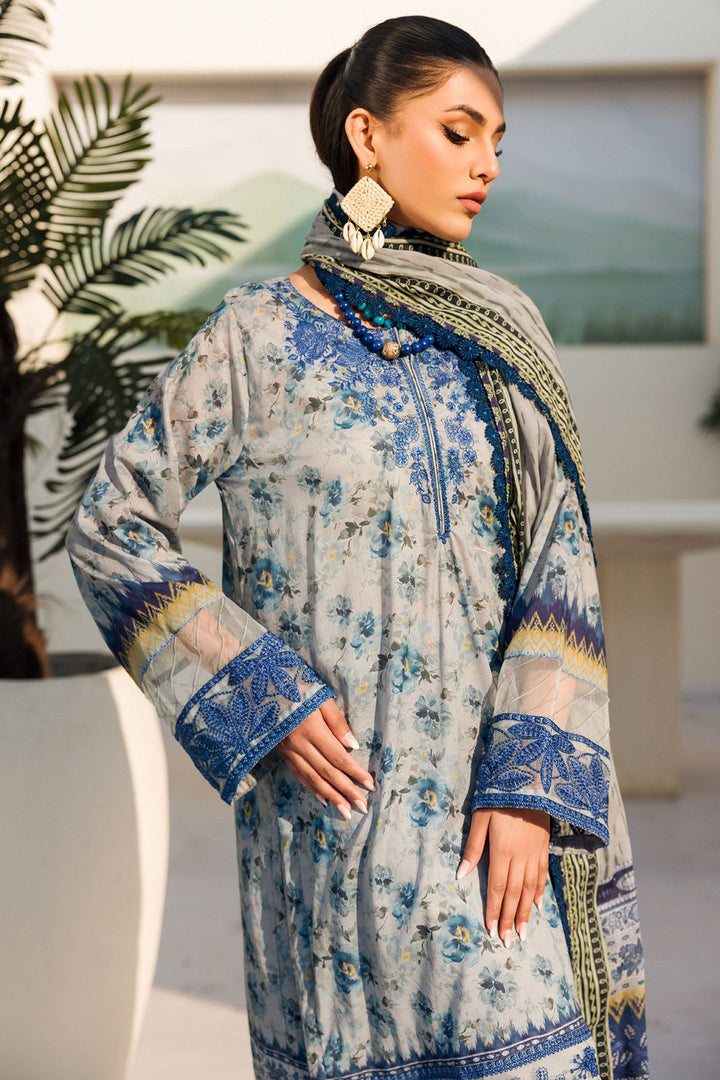 Motifz | Umang Luxury Lawn | A-01 - Hoorain Designer Wear - Pakistani Ladies Branded Stitched Clothes in United Kingdom, United states, CA and Australia