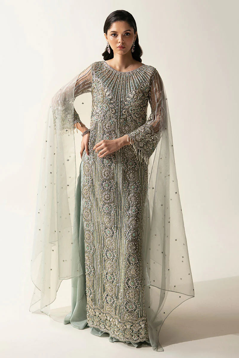 mushq Tagged "Mint Green" Hoorain Designer Wear mushq Tagged "Mint Green" Hoorain Designer Wear