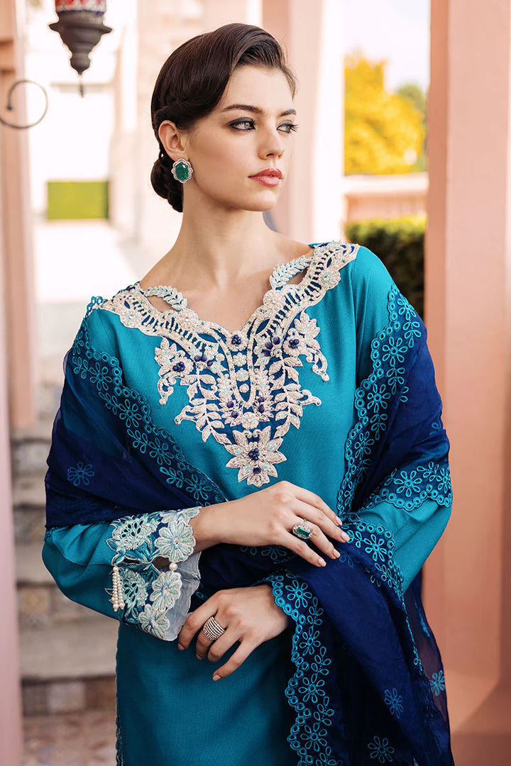 Mushq | Tehreem Luxury Pret 24 | WHISPERING WILLOW - Hoorain Designer Wear - Pakistani Ladies Branded Stitched Clothes in United Kingdom, United states, CA and Australia