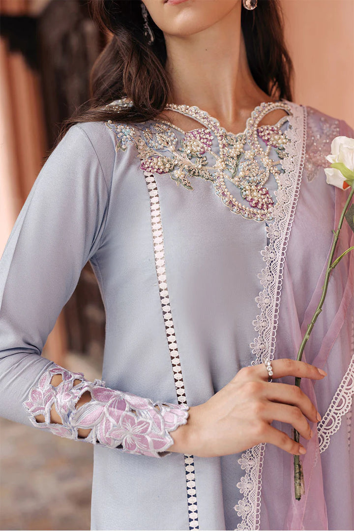 Mushq | Tehreem Luxury Pret 24 | CRYSTAL BLISS - Hoorain Designer Wear - Pakistani Ladies Branded Stitched Clothes in United Kingdom, United states, CA and Australia