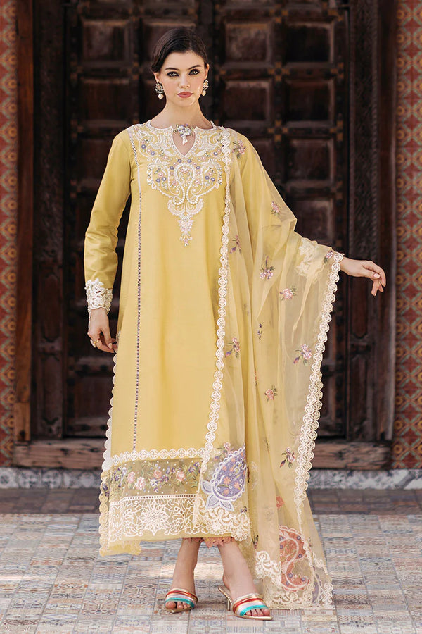 Mushq | Tehreem Luxury Pret 24 | GOLDEN GLIMMER - Hoorain Designer Wear - Pakistani Ladies Branded Stitched Clothes in United Kingdom, United states, CA and Australia