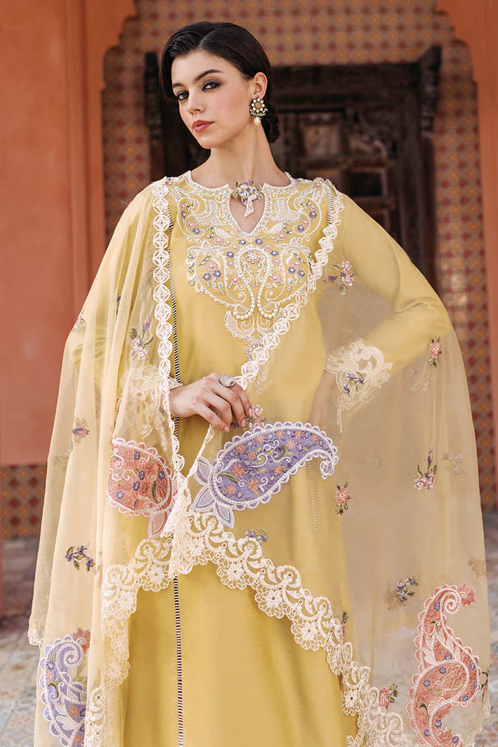 Mushq | Tehreem Luxury Pret 24 | GOLDEN GLIMMER - Hoorain Designer Wear - Pakistani Ladies Branded Stitched Clothes in United Kingdom, United states, CA and Australia