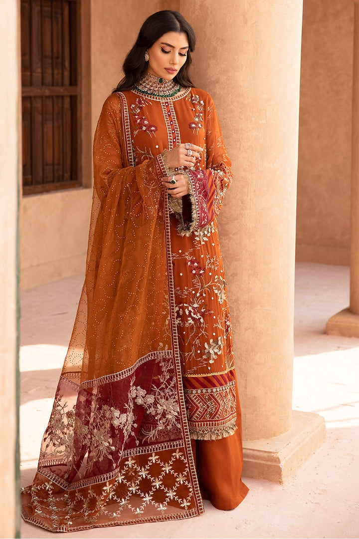 Nureh | Embroidered Luxury Chiffon | NEL-22 - Pakistani Clothes for women, in United Kingdom and United States