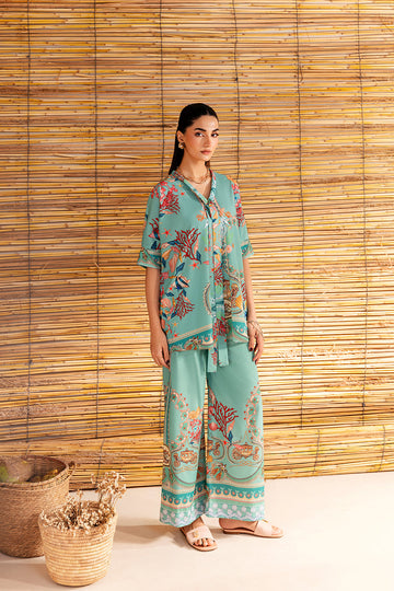Saira Rizwan | Silk Coords 25 | COASTAL CHARM - SRSP-25-01