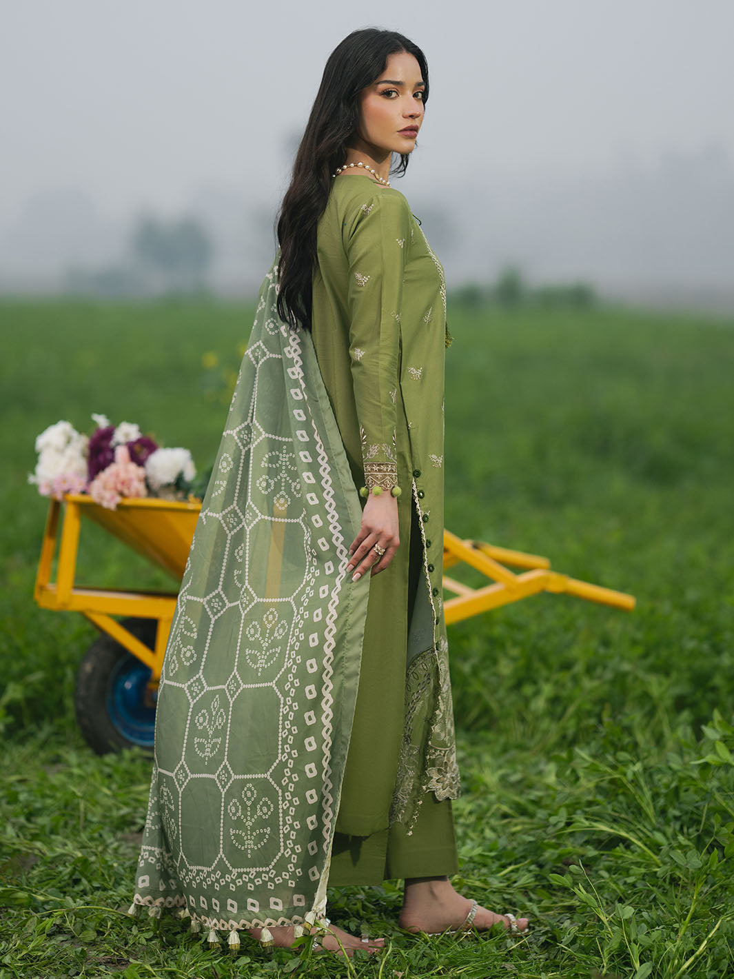 Izel | Dareen Luxury Lawn 25 | NAEEV