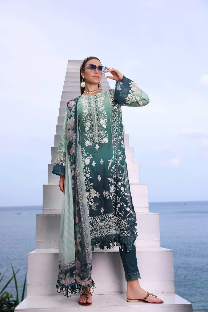 Noor by Saadia Asad | Luxe Printkari 24 | D2-A - Hoorain Designer Wear - Pakistani Ladies Branded Stitched Clothes in United Kingdom, United states, CA and Australia