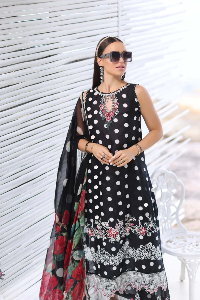 Noor by Saadia Asad | Luxe Printkari 24 | D6-A - Hoorain Designer Wear - Pakistani Ladies Branded Stitched Clothes in United Kingdom, United states, CA and Australia