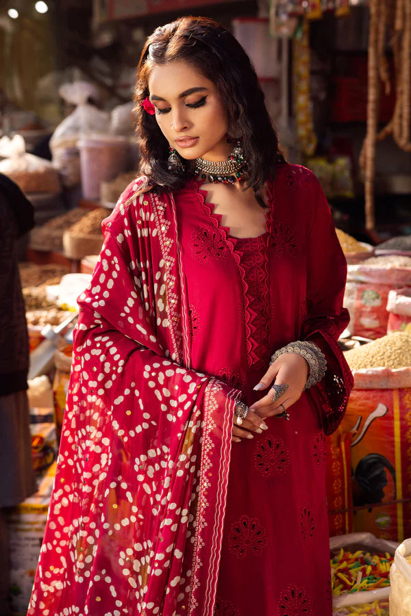 Nureh | Bazaar Lawn Chikankari 24 | NS-124 - Hoorain Designer Wear - Pakistani Ladies Branded Stitched Clothes in United Kingdom, United states, CA and Australia