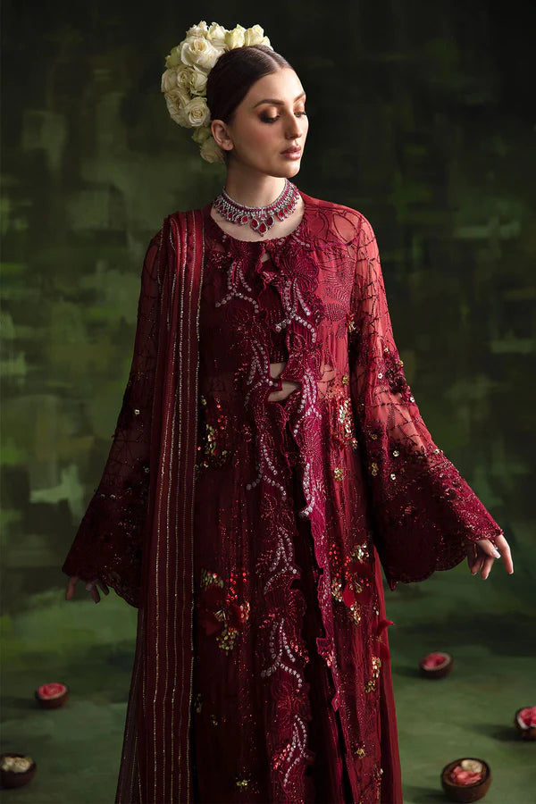 Nureh | Wedding Formals 24 | Russian Red - Pakistani Clothes for women, in United Kingdom and United States