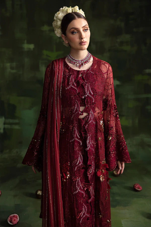 Nureh | Wedding Formals 24 | Russian Red - Pakistani Clothes for women, in United Kingdom and United States