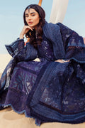 Nureh | Sehra Swiss Voil Lawn | NILE BLUE - NE-77 - Pakistani Clothes for women, in United Kingdom and United States