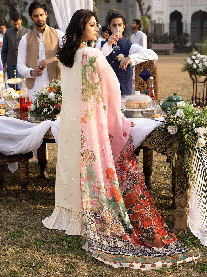 Mahnur | Mahrukh Luxury Lawn 24 | OPAL - Hoorain Designer Wear - Pakistani Ladies Branded Stitched Clothes in United Kingdom, United states, CA and Australia
