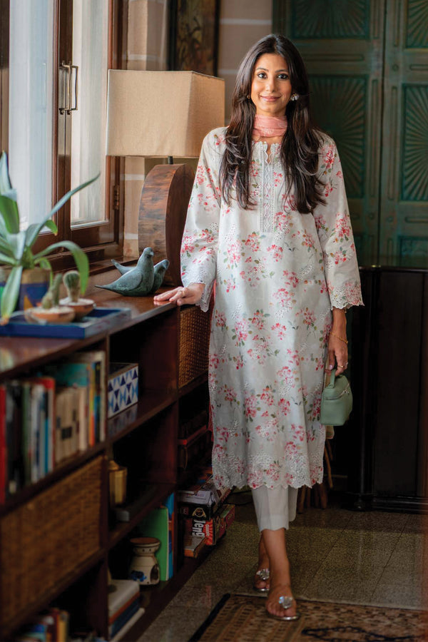 Sahar | Spring Summer Lawn | S-13 - Hoorain Designer Wear - Pakistani Ladies Branded Stitched Clothes in United Kingdom, United states, CA and Australia