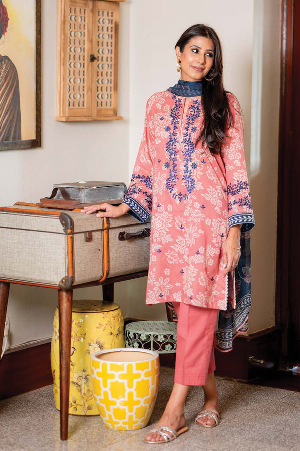 Sahar | Spring Summer Lawn | S-24 - Hoorain Designer Wear - Pakistani Designer Clothes for women, in United Kingdom, United states, CA and Australia