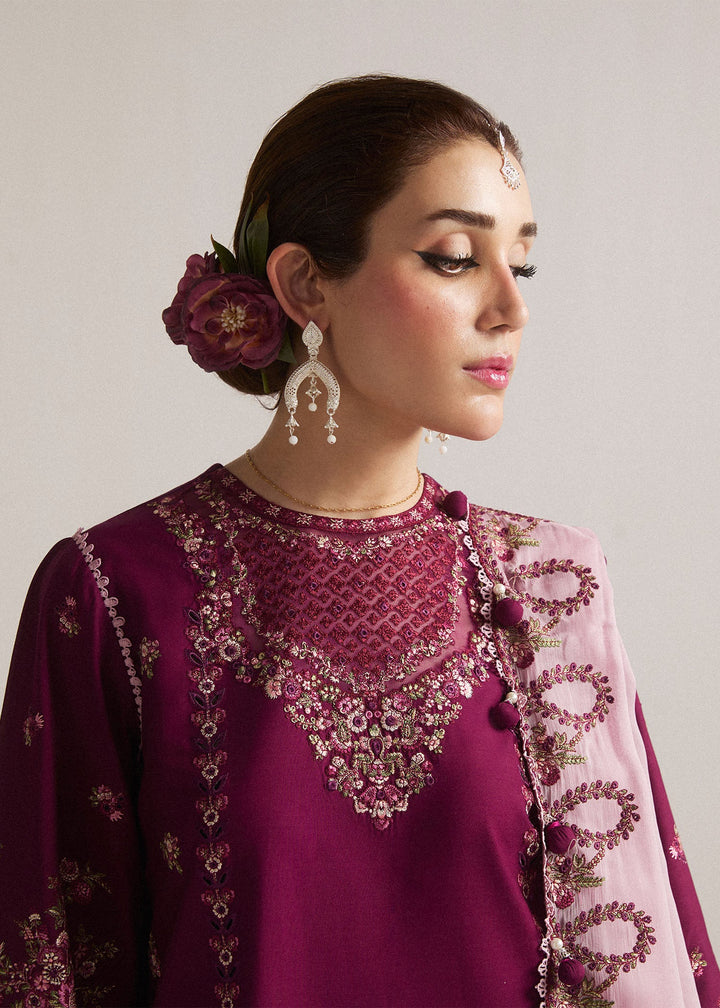 Hussain Rehar | Eid Lawn SS24 | Sangria - Pakistani Clothes for women, in United Kingdom and United States