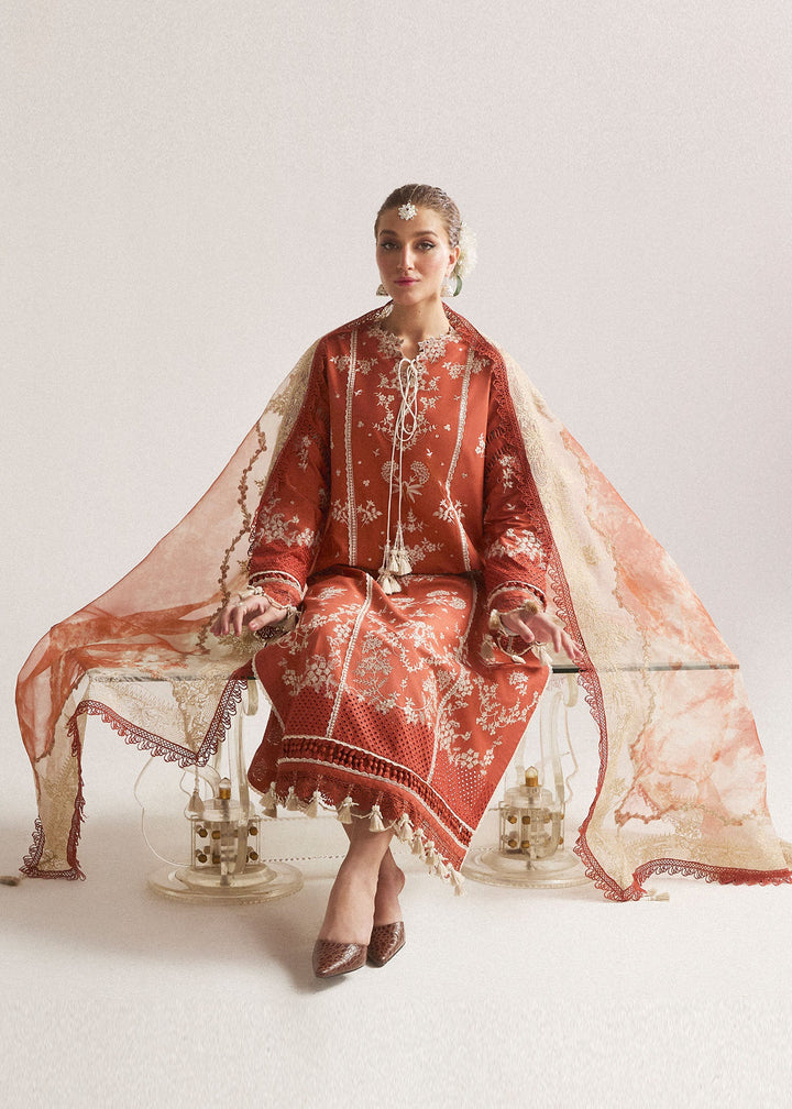 Hussain Rehar | Eid Lawn SS24 | Sienna - Pakistani Clothes for women, in United Kingdom and United States