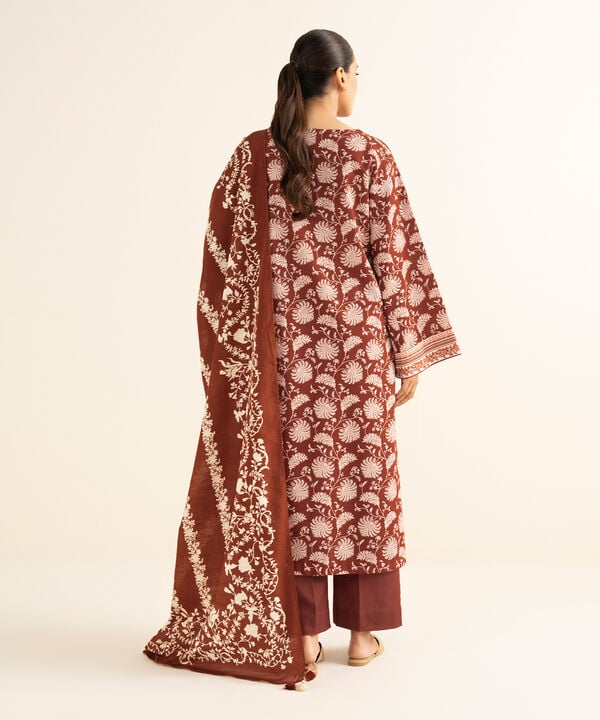 Sapphire | Fall Winter 25 | 3 Piece - Printed Lawn Suit PDY25V813SOU