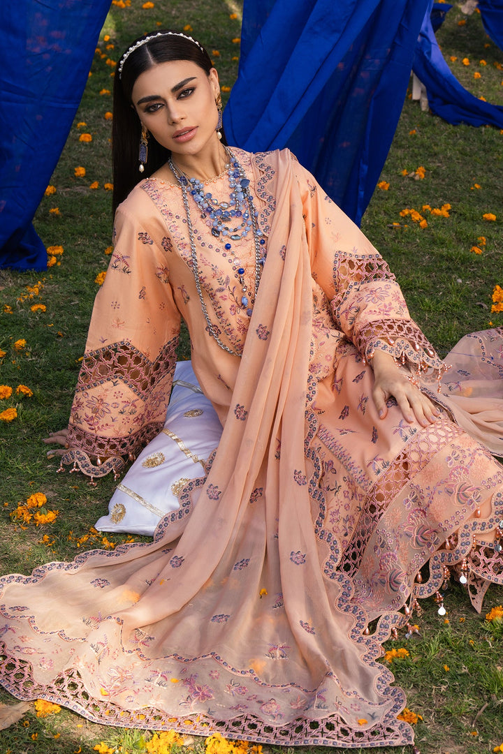 Alizeh | Rawayat Luxury Lawn 24 | Nazmin - Hoorain Designer Wear - Pakistani Ladies Branded Stitched Clothes in United Kingdom, United states, CA and Australia