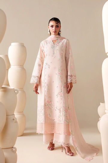 Azure | Luxury Lawn 26 | Peachy Meadow