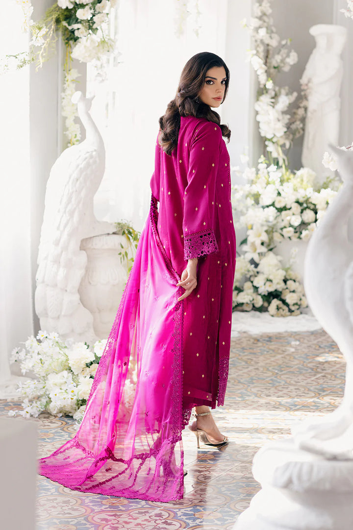 Azure | Ensembles Embroidered Formals | Petunia Plum - Hoorain Designer Wear - Pakistani Ladies Branded Stitched Clothes in United Kingdom, United states, CA and Australia