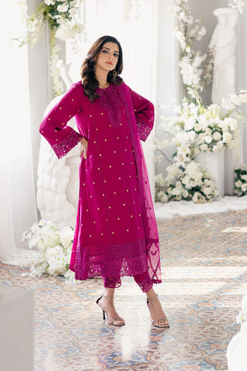 Azure | Ensembles Embroidered Formals | Petunia Plum - Pakistani Clothes for women, in United Kingdom and United States