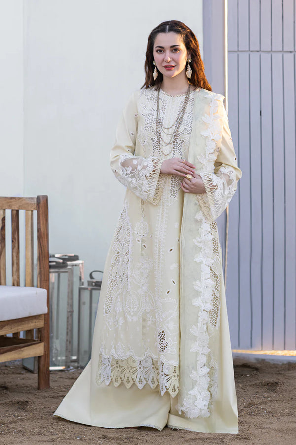 Qalamkar | Sahil Kinare Luxury Lawn | FP-01 JANA - Hoorain Designer Wear - Pakistani Ladies Branded Stitched Clothes in United Kingdom, United states, CA and Australia