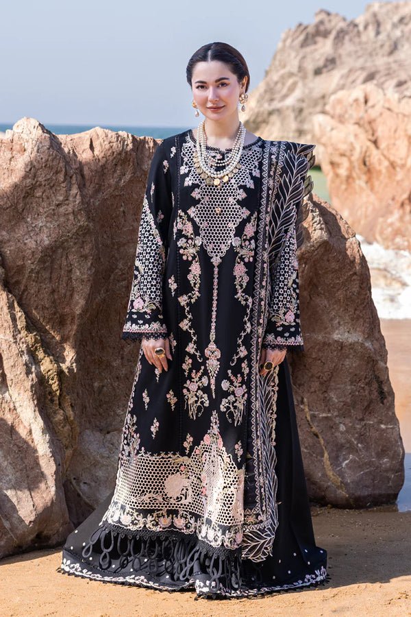 Qalamkar | Sahil Kinare Luxury Lawn | FP-14 RIMA - Hoorain Designer Wear - Pakistani Ladies Branded Stitched Clothes in United Kingdom, United states, CA and Australia