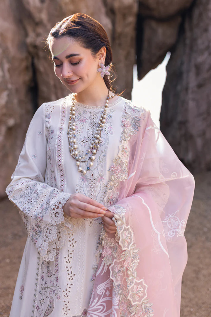 Qalamkar | Sahil Kinare Luxury Lawn | FP-13 MELEK - Pakistani Clothes for women, in United Kingdom and United States