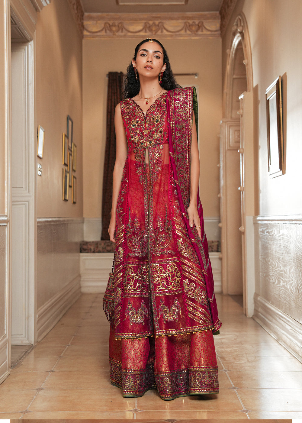 Laj by Lajwanti | Runaway Formals 25 | Red Reverie – Hoorain Designer Wear