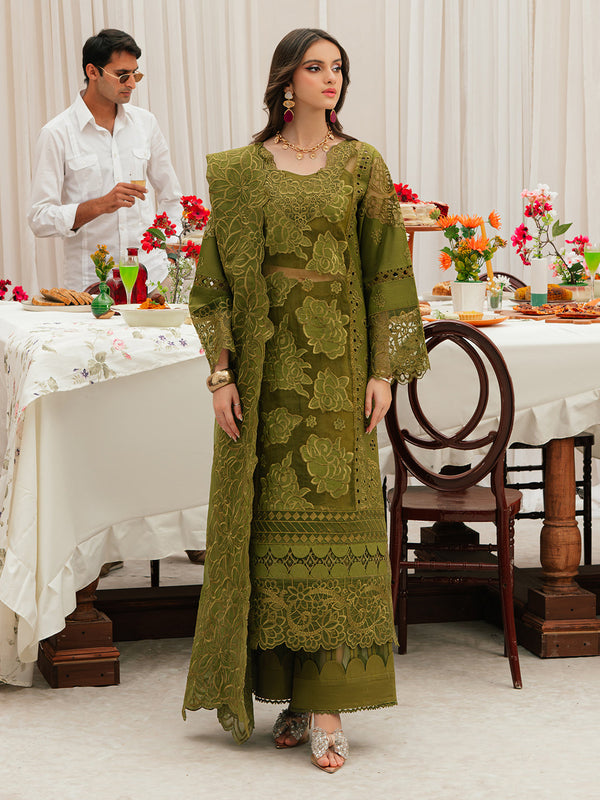 Mahnur | Allenura Luxury Lawn 24 | REVERIE - Hoorain Designer Wear - Pakistani Ladies Branded Stitched Clothes in United Kingdom, United states, CA and Australia