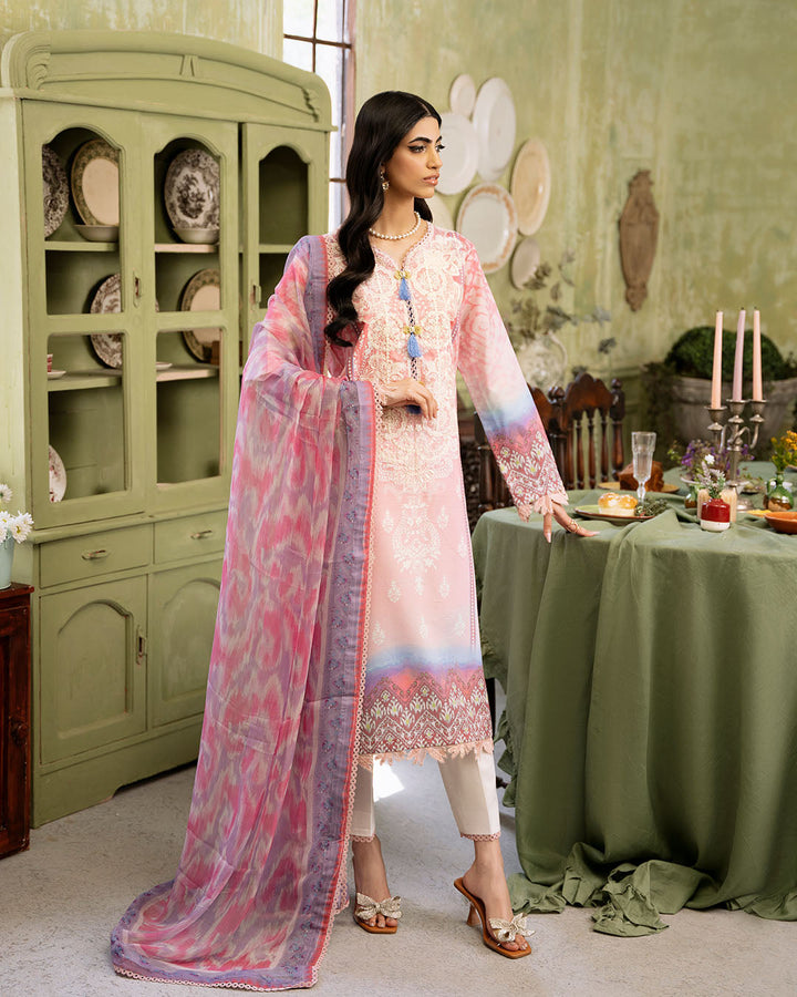 Roheenaz | Flora Printed Lawn | Amara - Hoorain Designer Wear - Pakistani Designer Clothes for women, in United Kingdom, United states, CA and Australia