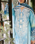 Roheenaz | Flora Printed Lawn | Azure - Pakistani Clothes for women, in United Kingdom and United States