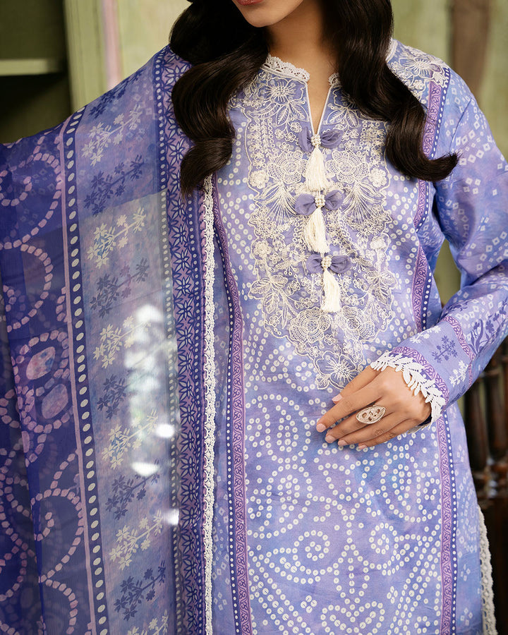 Roheenaz | Flora Printed Lawn | Celestia - Hoorain Designer Wear - Pakistani Designer Clothes for women, in United Kingdom, United states, CA and Australia