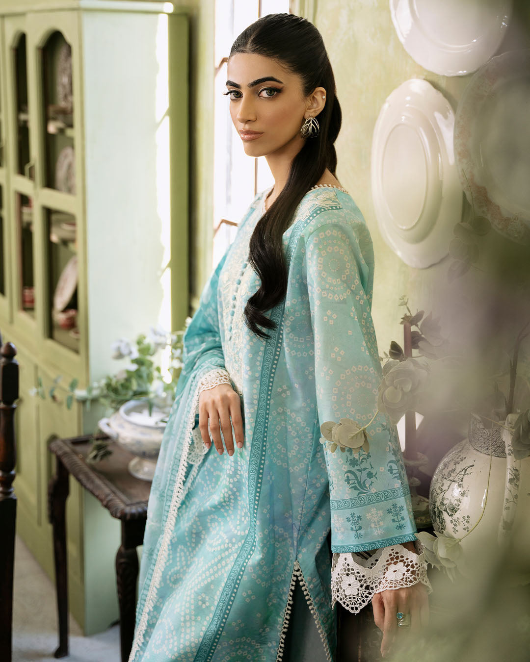 Roheenaz | Flora Printed Lawn | Mirage - Pakistani Clothes for women, in United Kingdom and United States