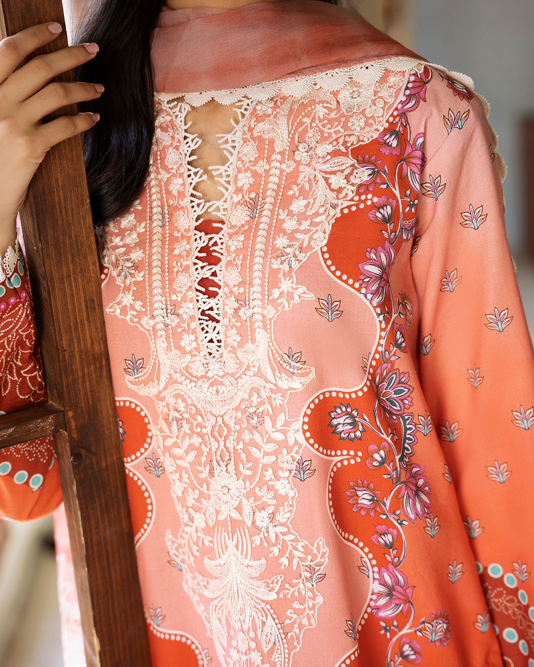 Roheenaz | Flora Printed Lawn | Serenade - Pakistani Clothes for women, in United Kingdom and United States