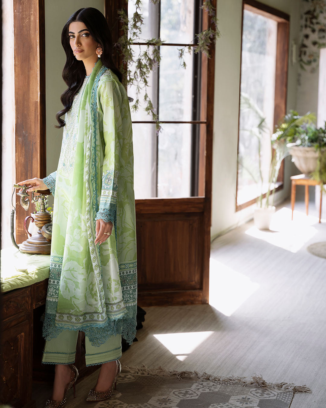 Roheenaz | Flora Printed Lawn | Euphoria - Pakistani Clothes for women, in United Kingdom and United States