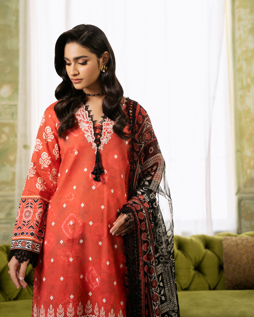 Roheenaz | Flora Printed Lawn | Solstice - Pakistani Clothes for women, in United Kingdom and United States