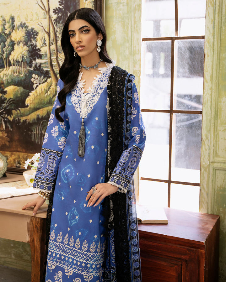Roheenaz | Flora Printed Lawn | Ember - Hoorain Designer Wear - Pakistani Designer Clothes for women, in United Kingdom, United states, CA and Australia