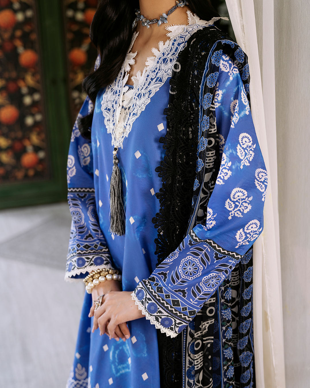 Roheenaz | Flora Printed Lawn | Ember - Pakistani Clothes for women, in United Kingdom and United States