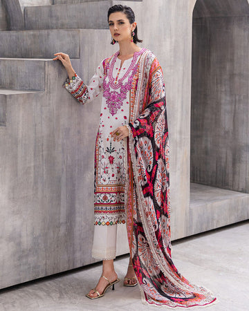 Roheenaz | Azalea Printed Lawn 24 | Marigold Meadows - Pakistani Clothes for women, in United Kingdom and United States