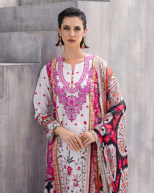 Roheenaz | Azalea Printed Lawn 24 | Marigold Meadows - Pakistani Clothes for women, in United Kingdom and United States