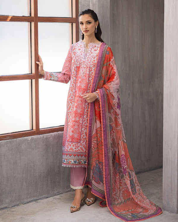 Roheenaz | Azalea Printed Lawn 24 | Sunset Serenade - Hoorain Designer Wear - Pakistani Ladies Branded Stitched Clothes in United Kingdom, United states, CA and Australia