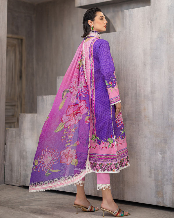 Roheenaz | Azalea Printed Lawn 24 | Luxe Bloom - Pakistani Clothes for women, in United Kingdom and United States