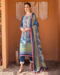 Roheenaz | Azalea Printed Lawn 24 | Mirage Mesh - Pakistani Clothes for women, in United Kingdom and United States