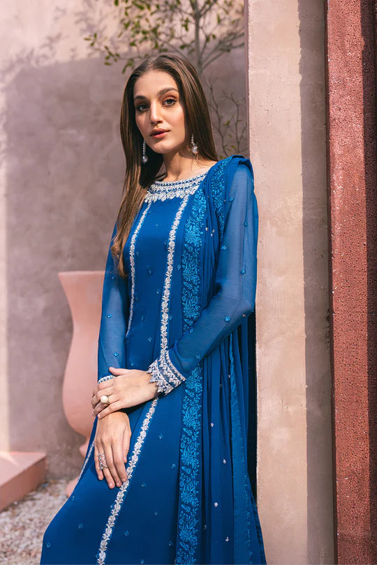 Azure | Embroidered Ensembles 3 Pcs | Radiant Sky - Pakistani Clothes for women, in United Kingdom and United States