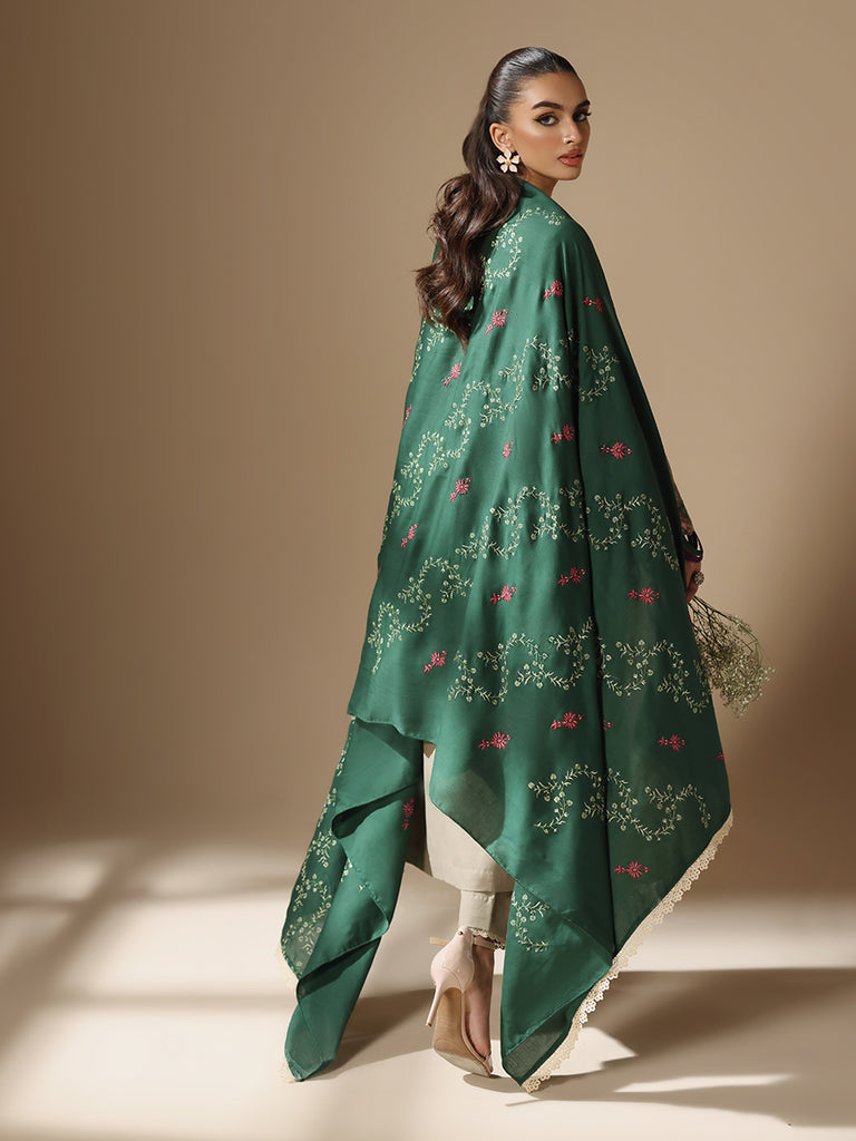 Rajbari | Nissa Embroidered Shawl |  Embroidered Shawl Series 05