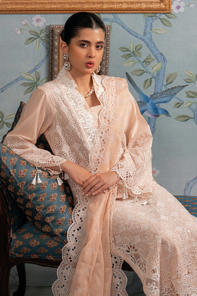Rajbari | Chikankari Edition 24 | RJB-03 - Hoorain Designer Wear - Pakistani Ladies Branded Stitched Clothes in United Kingdom, United states, CA and Australia