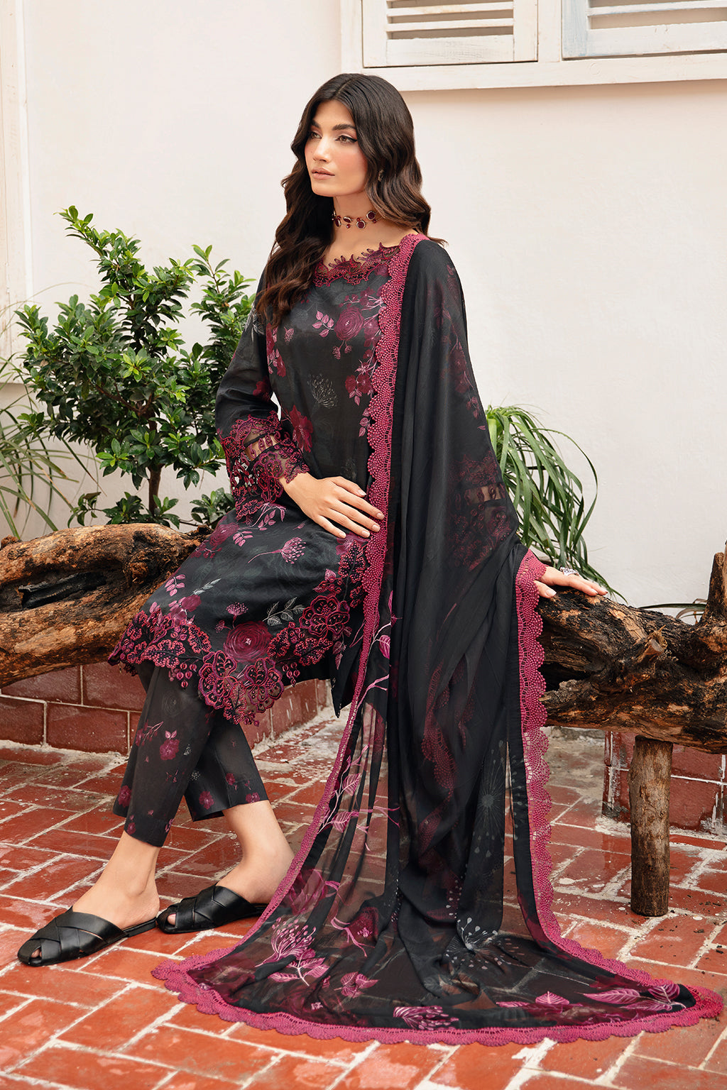 Ramsha | Rangrez Lawn Collection | N-401 - Pakistani Clothes for women, in United Kingdom and United States